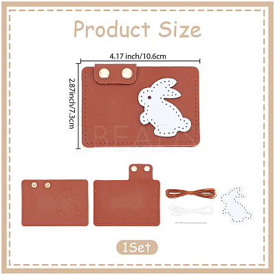 1 Set DIY Clutch Bag Making Kits DIY-CL0001-63C-1