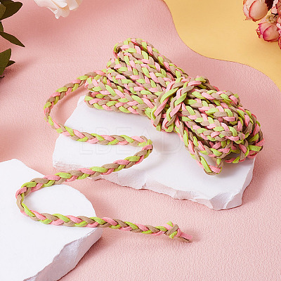 Macrame Braided Faux Suede Cord AJEW-TAC00021-1