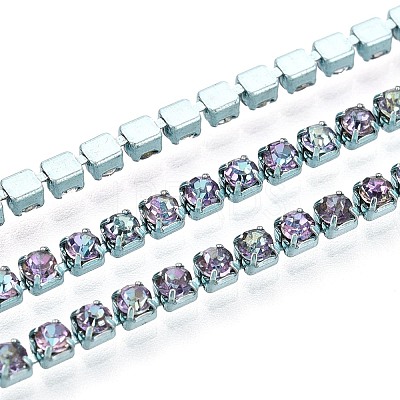 Iron Rhinestone Cup Chains CH-N005-05C-1