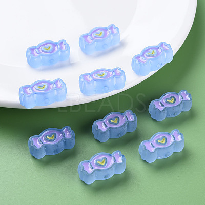 Transparent Acrylic Beads MACR-S374-05B-04-1