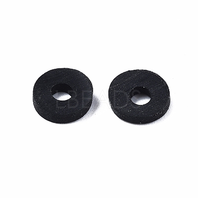 Handmade Polymer Clay Beads Strands CLAY-R089-6mm-T02B-33-1