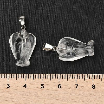 Synthetic Watermelon Stone Glass Pendants G-B127-10P-19-1