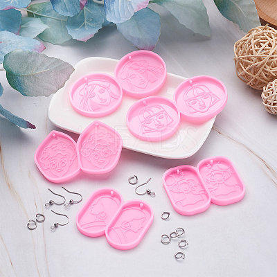 110Pcs Food Grade Pendant Silicone Molds DIY-CW0001-26-1