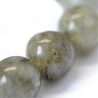 Natural Labradorite Round Bead Strands G-E334-8mm-19-1