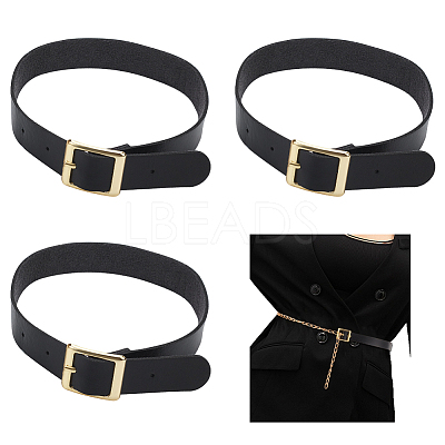 PU Leather Choker Necklaces with Alloy Clasp LS-AJEW-WH0348-131A-1