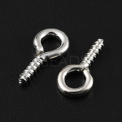 300Pcs Iron Screw Eye Pin Peg Bails IFIN-YW0001-64-1