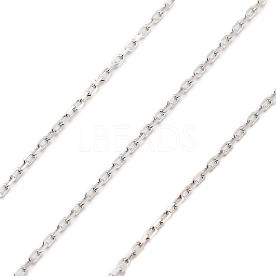 925 Sterling Silver Paperclip Chains STER-P064-04P-1