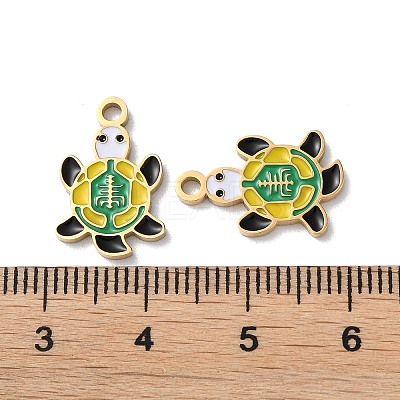 Ion Plating(IP) 304 Stainless Steel Pendants STAS-C083-07G-01-1