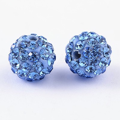 Pave Disco Ball Beads RB-H258-8MM-211-1