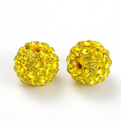 Pave Disco Ball Beads RB-H258-10MM-249-1
