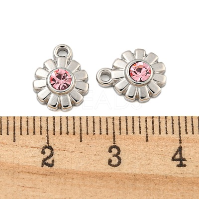 304 Stainless Steel Pendants STAS-L080-003P-01-1