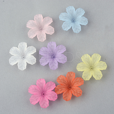 Transparent Acrylic Beads X-FACR-Q009-09-1