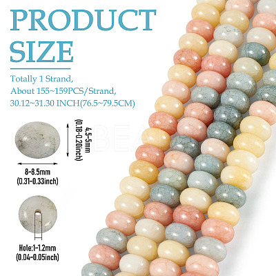 1 Strand Glass Beads Strands GLAA-TADJ0001-06H-1