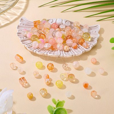 80G Transparent Glass Beads DGLA-TA0001-47K-1