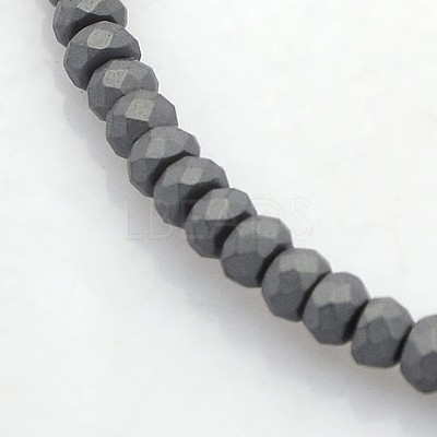 Electroplate Non-magnetic Synthetic Hematite Beads Strands G-J208G-03-1