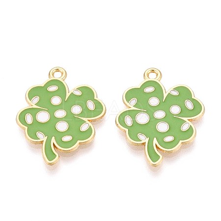Alloy Enamel Sports Pendants ENAM-T022-67G-1