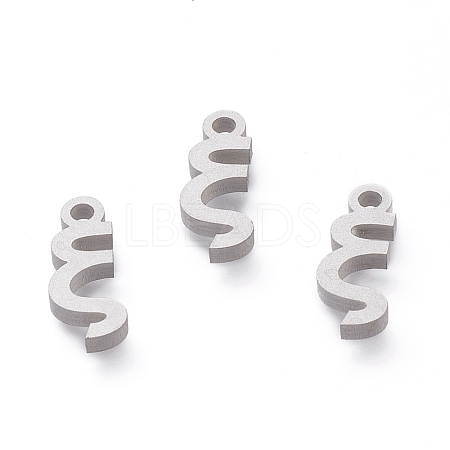 Tarnish Resistant 304 Stainless Steel Pendants STAS-A045-06P-1