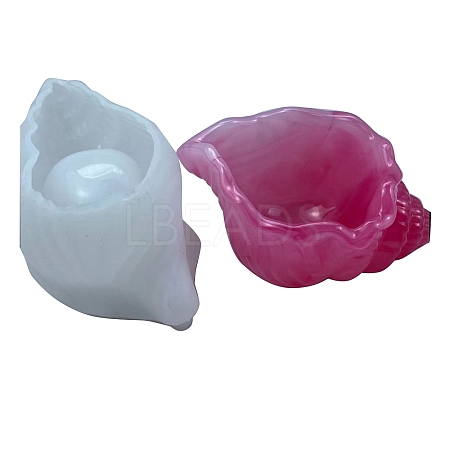 Conch Shaped DIY Storage Box Silicone Molds DIY-G109-02D-1