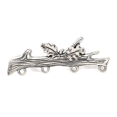 Branch Shaped Alloy Brooch Findings LS-AL-G001-02AS-1