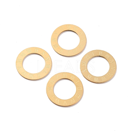 Ion Plating(IP) 304 Stainless Steel Linking Rings LS-STAS-P306-02B-G-1