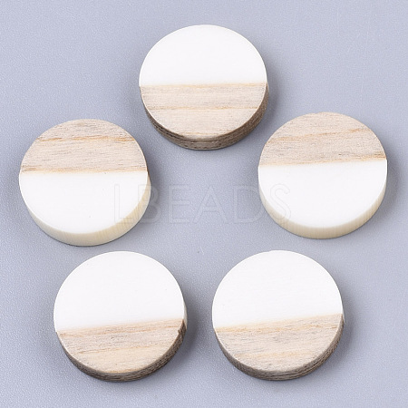 Resin & Wood Cabochons RESI-R425-05L-1