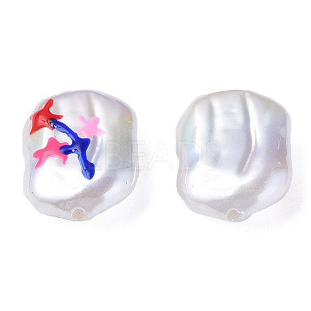 ABS Plastic Imitation Pearl Beads KY-N015-168-1
