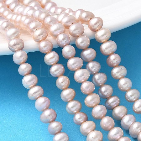 Natural Cultured Pearl Beads Strands PEAR-I007-07R-03B-1