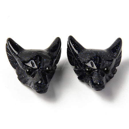 Synthetic Blue Goldstone Pendants G-R478-06A-08-1