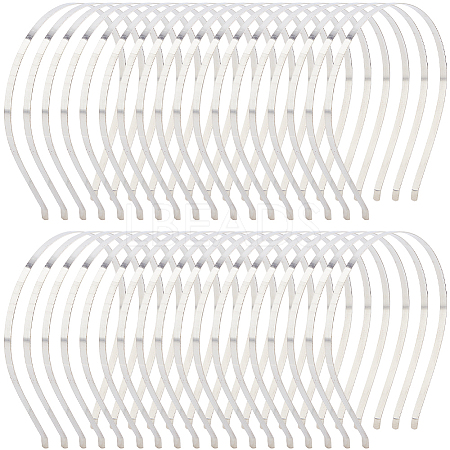 Iron Hair Band Findings OHAR-WH0011-78B-1