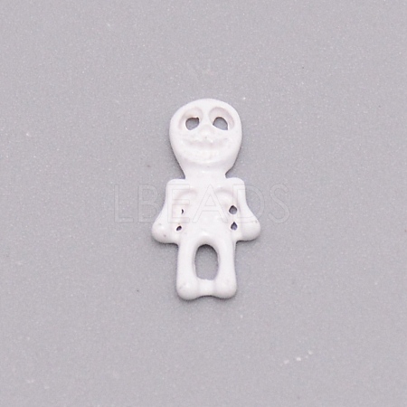 Alloy Skeleton Cabochons MRMJ-WH0078-07A-1