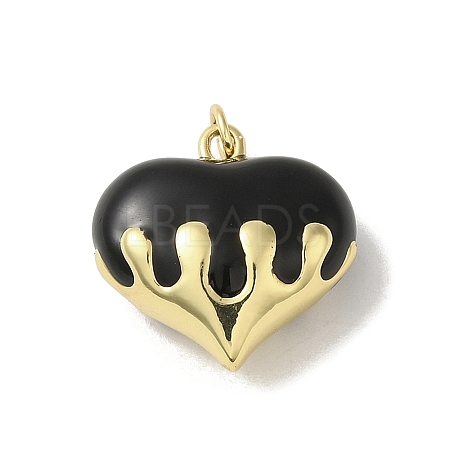Rack Plating Brass Enamel Pendants KK-S366-05G-03-1
