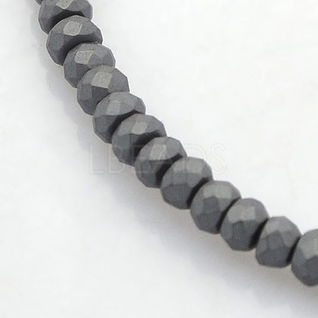 Electroplate Non-magnetic Synthetic Hematite Beads Strands G-J208G-03-1