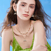 32Pcs 2 Colors Zinc Alloy Colorful Rhinestone Pendants FIND-GA0002-71-4