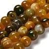 Dyed Natural Agate Beads Strands G-G175-A11-01-2