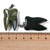 Natural Indian Agate Pendants G-G115-01H-3