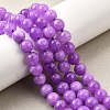 Dyed Natural Malaysia Jade Beads Strands G-G021-02B-05-2
