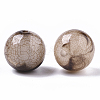 Transparent Crackle Acrylic Beads CACR-N003-04D-03-2