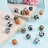 20Pcs 4 Colors Silicone Beads SIL-TA0001-08B-3