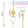 Heart Alloy Enamel Cup Pendant Decorations HJEW-AB00486-2