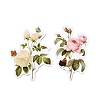 50Pcs Cartoon Flower Paper Sticker Label Set X-DIY-G066-05-2