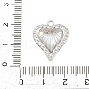 304 Stainless Steel Pendant Rhinestone Settings STAS-K322-06P-3