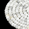 Natural White Crazy Agate Beads Strands G-P575-A04-8x5mm-03-3