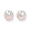Baking Painted Acrylic & Rhinestone Beads RB-CBA19D7-04A-2