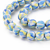 Handmade Polymer Clay Beads Strands CLAY-N008-054-08-3