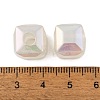 UV Plating Rainbow Iridescent Acrylic Beads PACR-C009-03D-3