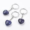 Natural Sodalite Keychain KEYC-F019-02E-1