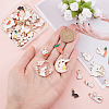 SUNNYCLUE 48Pcs 12 Style Alloy Enamel Pendants ENAM-SC0002-83-3