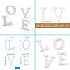 Wooden Alphabet Letters Ornaments WOOD-TA0002-38-11