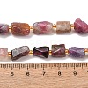 Natural Multicolor Tourmaline Beads Strands G-D110-H02-02-3