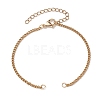 304 Stainless Steel Chain Bracelet Making AJEW-JB01212-01-1